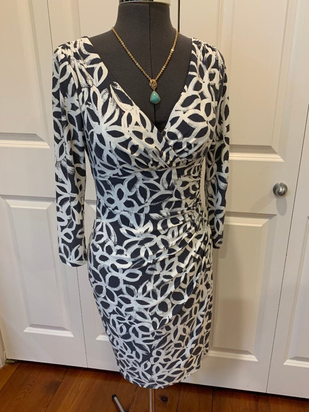 Ralph Lauren faux wrap dress